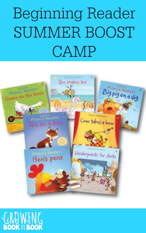 Keep those beginning reading skills strong with this summer reading boost camp!
