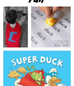 Superhero summer reading ideas to do with the book Super Duck.