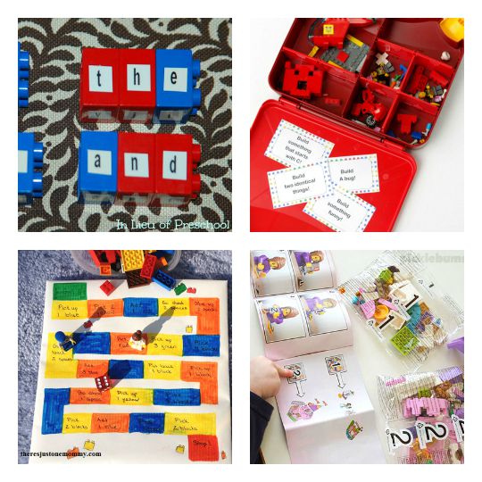 Lego activities that promote reading skills.