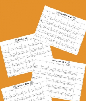 Book based activity calendars for the 2-10-106 school year. Fun books for kids and family activities.