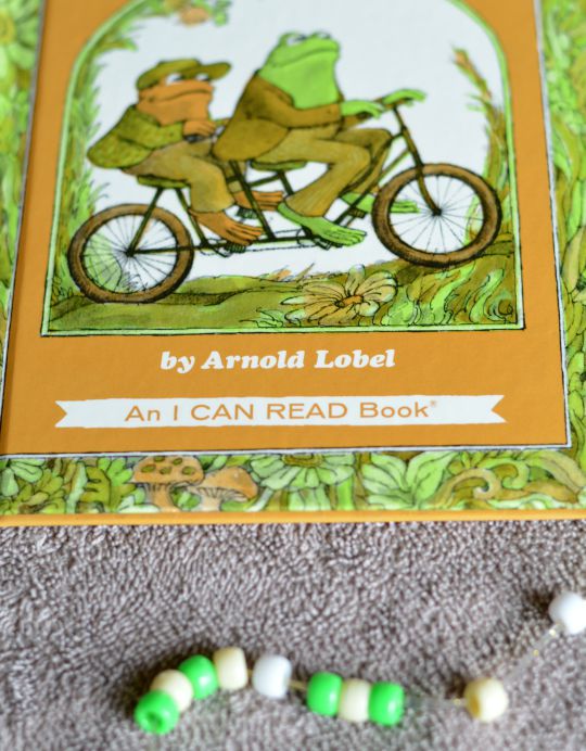 frog and toad story threading activity