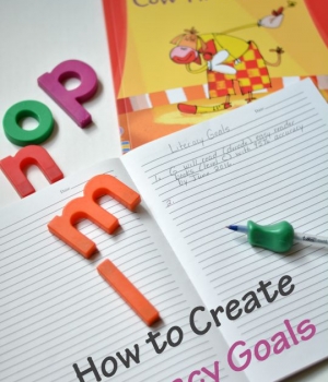 Create literacy goals for your child this school year with these helpful steps from Growing Book by Book.