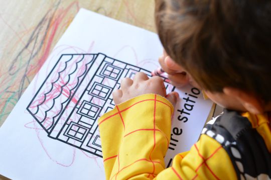 coloring the free fire station printable book