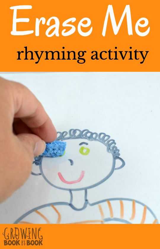 Build phonological skills with this rhyming activity. It's super easy and fits great with an all about me theme study too.