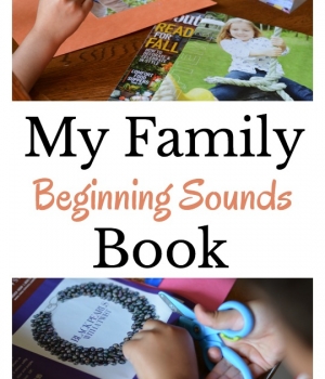 Build phonemic awareness with this My Family Beginning Sounds Activity. A playful preschool activity perfect for a my family theme.