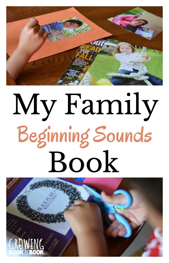 Build phonemic awareness with this My Family Beginning Sounds Activity. A playful preschool activity perfect for a my family theme.