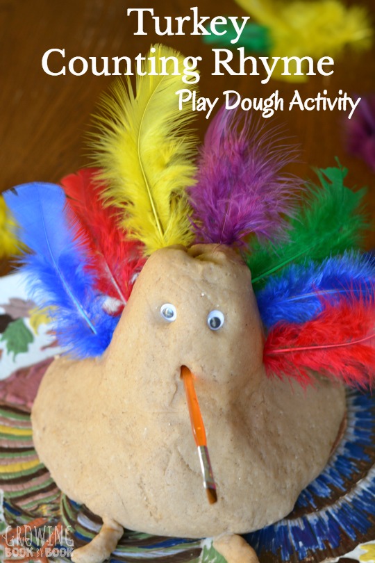 A counting rhyme to help kids count from 6-10 that is a perfect Thanksgiving activity. A great way to teach phonological awareness with a turkey play dough idea twist!