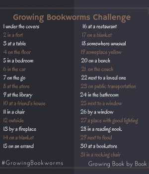 Join us for an Instagram challenge this January. We are growing bookworms and helping to create a love of reading in our families.