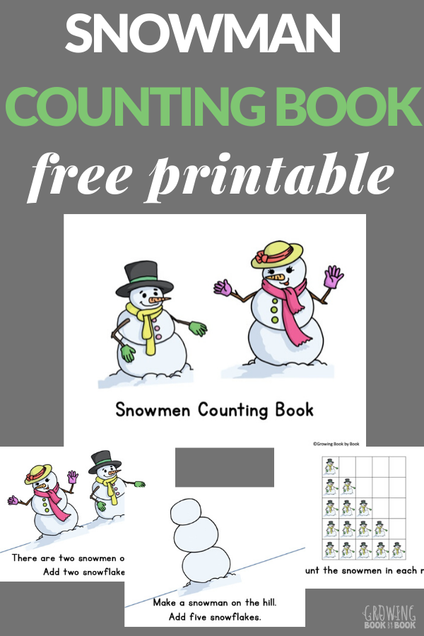 printable counting book