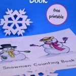 A free printable book for new readers to practice number word recognition and counting skills.