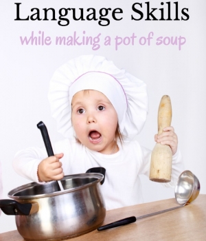 One cooking experience with your child can build loads of language skills. Here are 14 ideas to use to help develop vocabulary, phonological awareness and communication skills.