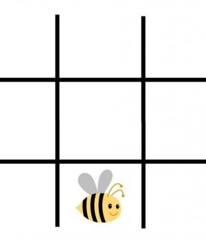 Where is the bug? This is a fun way to get kids to use language and spatial orientation.