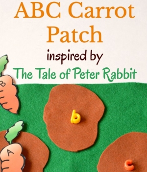 ABC game to play for a carrot themed unit