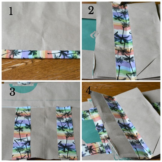 using Duck tape for your guided reading suitcase