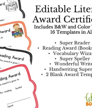 Grab this free super reader printable certificate that is perfect for award day or graduation ceremony. Best of all the certificate is editable.