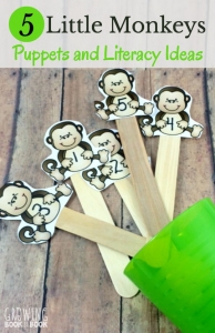 Five Little Monkeys Puppets and Literacy Activities