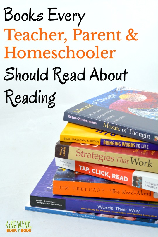 What are the best books to read about reading for teachers, parents, and homeschoolers. This 20 year veteran educator shares the books that have impacted her reading life the most. A great book list for summer reading, staff development, or personal growth.