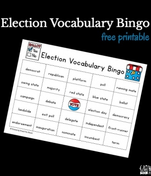 Election activities for kids are a great way to build a child's vocabulary about the process. Play Election Vocabulary Bingo to work on learning about polls, ballots, landslides, and more. The kids will be able to talk about the next president in a scholarly way.