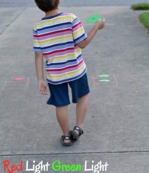 Play a round of the traditional Red Light Green Light game and then try this version with a literacy twist. It's a great way for kids to practice letter recognition, sight words or vocabulary words.