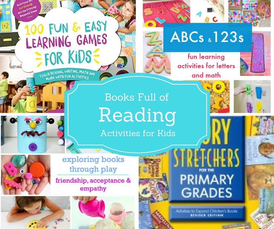 Books full of reading activities for kids perfect for bringing books to life or infusing more reading fun into your day.