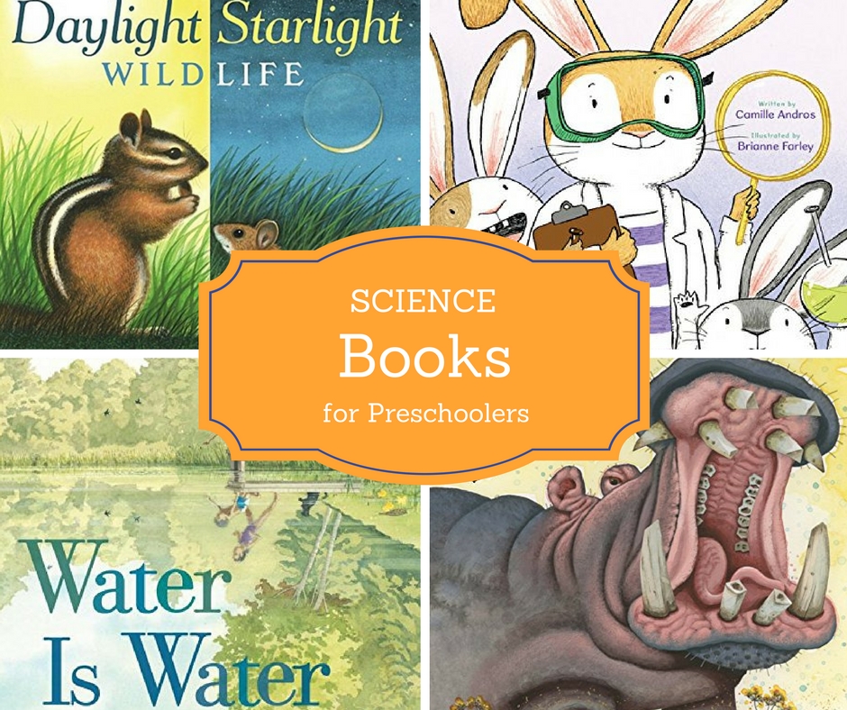 Your youngest scientists will enjoy these preschool science books. Includes book recommendations for earth science, physical science, life science, thinking like a scientist, and science activity books.