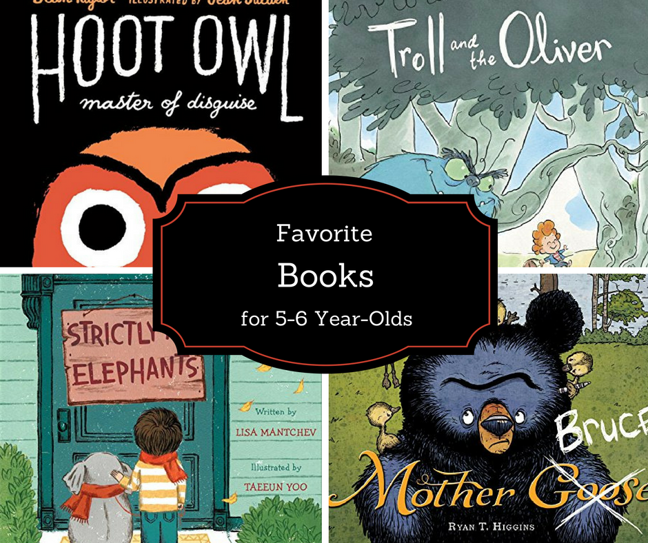 Favorite books for 5 year-olds. A book list that will young kids will love!