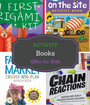 Activity books make great gift ideas for kids. Perfect for holiday gifts or birthday presents.