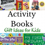 Activity books make great gift ideas for kids. Perfect for holiday gifts or birthday presents.