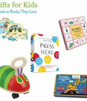 Games and toys that make the perfect gifts for kids. They are all based on books kids love.