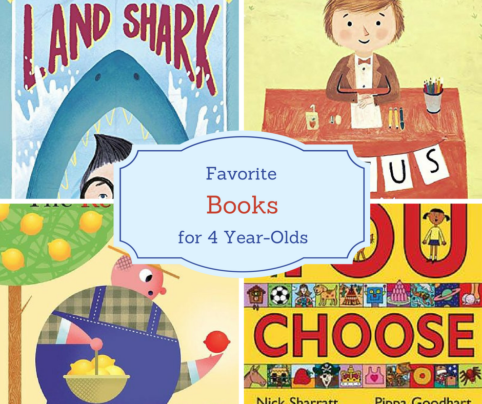 14 favorite books for 4 year-olds that they will beg for time and time again. A great book list to keep handy.