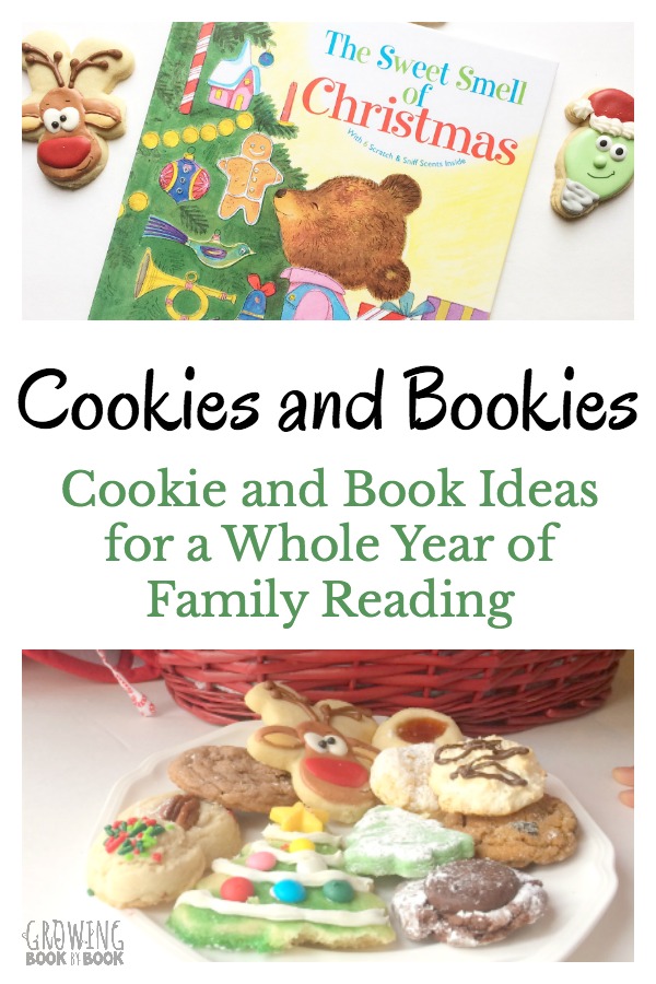 Start a new family reading ritual. Hold a monthly Bookies and Cookies day with the kids. It's cookie baking paired with themed book reading. There is an idea for every month.