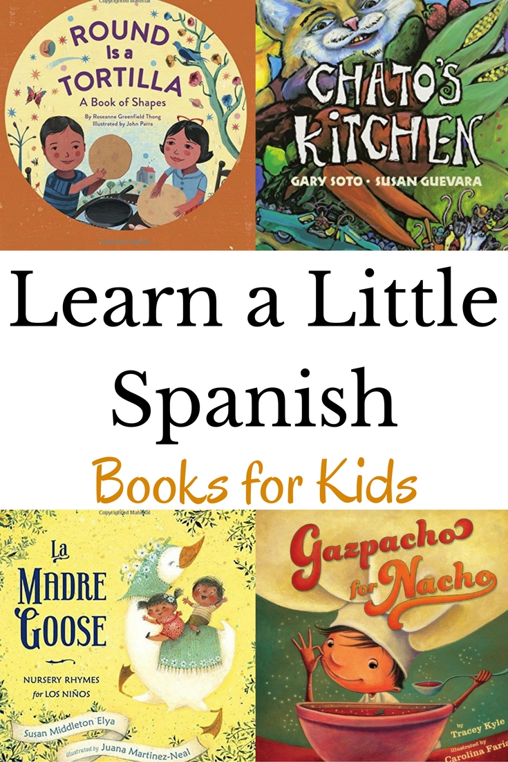 Help kids pick up a little Spanish vocabulary with these Spanish Books for Kids.
