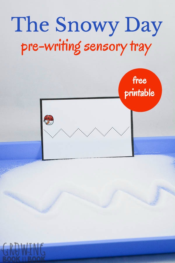 Enjoy The Snowy Day book by Ezra Jack Keats and then let the kids do this book activity and work on pre-writing skills.