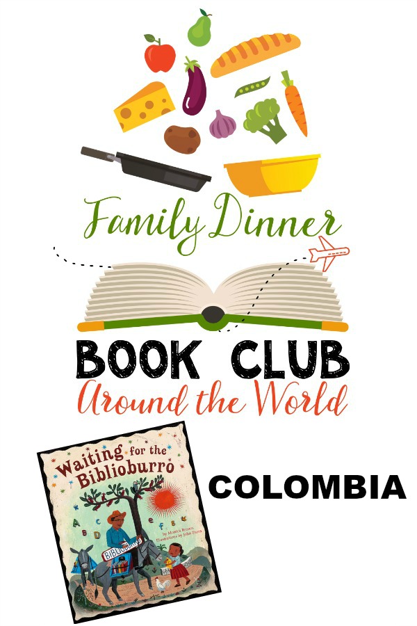 Exploring Columbia in our Around the World Family Dinner Book Club. Grab your free themed menu, table craft, conversation starters, and family service project to do with your family.