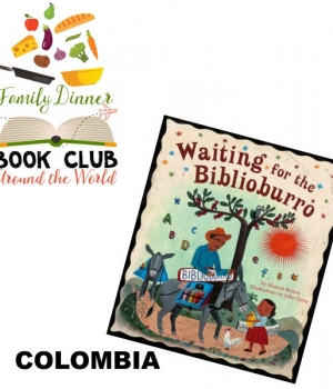 Exploring Columbia in our Around the World Family Dinner Book Club. Grab your free themed menu, table craft, conversation starters, and family service project to do with your family.