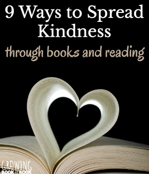 Random acts of kindness ideas for kids and families to spread a love of reading and books.
