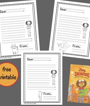 Print this free stationary for kids to write their own letters to the magical creatures in Zoey and Sassafras.