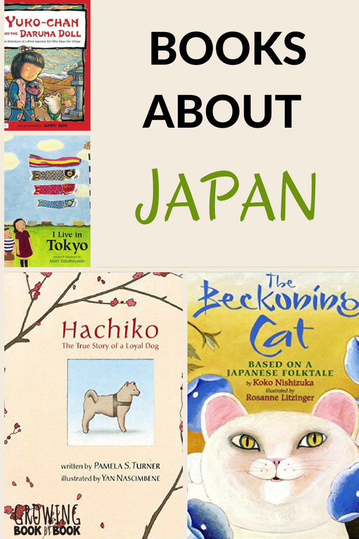Books for kids about Japan to learn about the country, people, and customs.