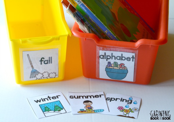 Classroom library labels are perfect for labeling book bins in a early childhood classroom. A great way to organize your library!