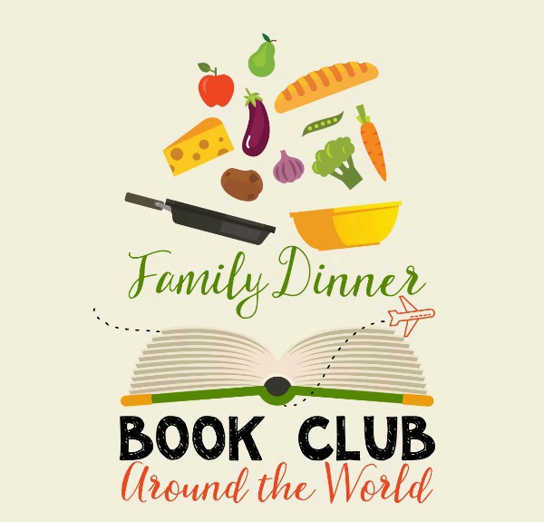 Journey around the world with a family dinner book club!