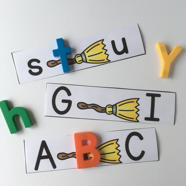 Alphabet Activity: Room on the Broom Sequencing