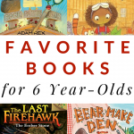 Favorite books for six-year-olds. A great list of books that the kids will beg you to read again and again.