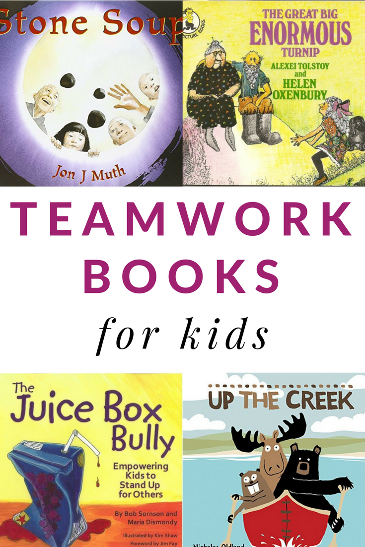 Great books to read and discuss with kids about the character strength of TEAMWORK. These books about teamwork for kids will strike up great conversations in the classroom and at home.