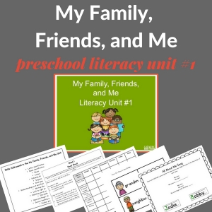 all about me preschool unit that is literacy rich