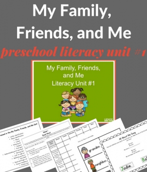all about me preschool unit that is literacy rich