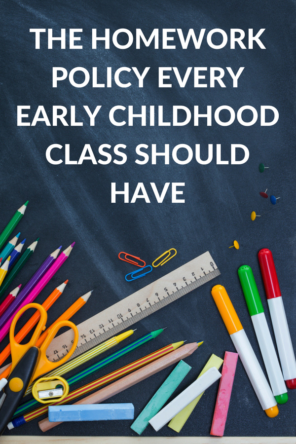 The best homework policy for schools and families.