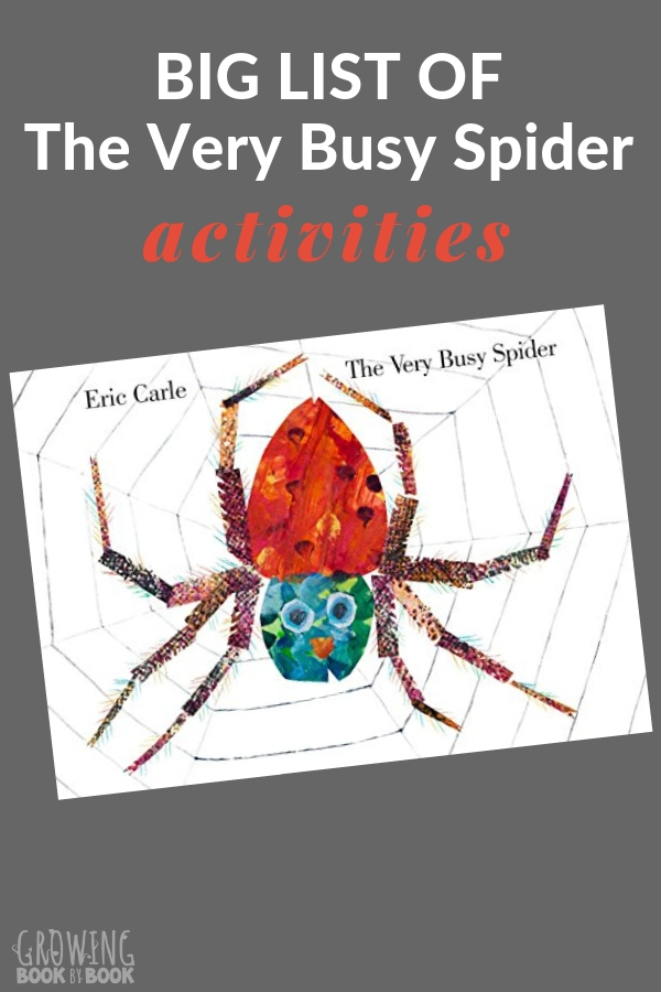 activities to do with the very busy spider activity