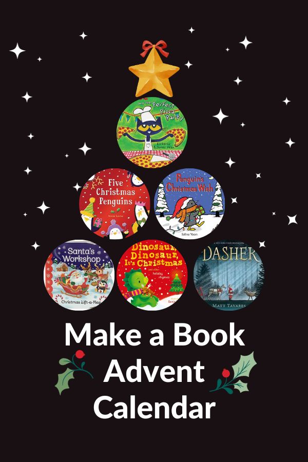 how to make a christmas book advent calendar