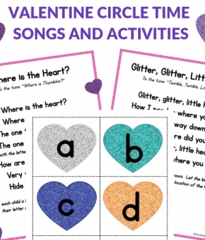 valentine songs for circle time