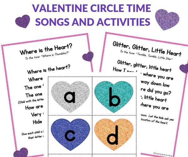 valentine songs for circle time
